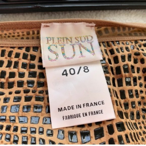 Brand New Snakeskin Print Skirt - Picture 2 of 4